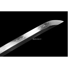 Handmade Japanese Samurai Katana Sword Clay Tempered T10 Steel Razor Sharp Blade