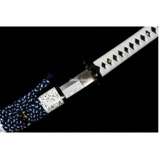 Handmade Japanese Samurai Katana Sword Clay Tempered T10 Steel Razor Sharp Blade