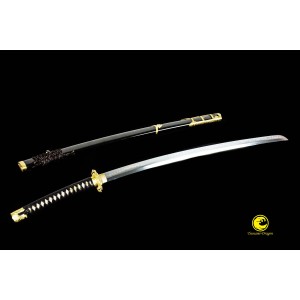 Handmade Clay Tempered Shihozume Blade Japanese Katana Tachi Samurai Sword 