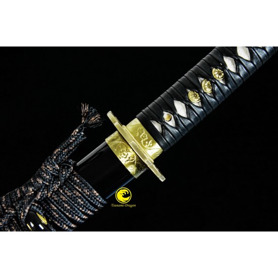 Handmade Clay Tempered Shihozume Blade Japanese Katana Tachi Samurai Sword 