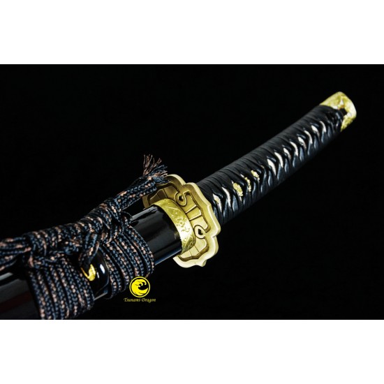 Handmade Clay Tempered Shihozume Blade Japanese Katana Tachi Samurai Sword 