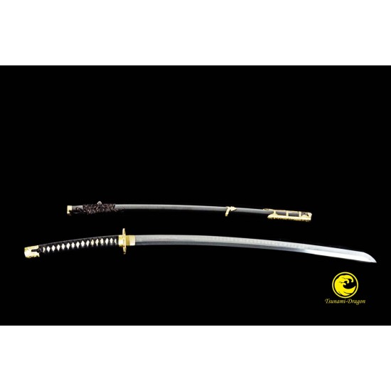 Handmade Clay Tempered Shihozume Blade Japanese Katana Tachi Samurai Sword 