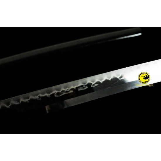 Clay Tempered Shihozume Blade Japanese Katana Sword Full Tang Hot