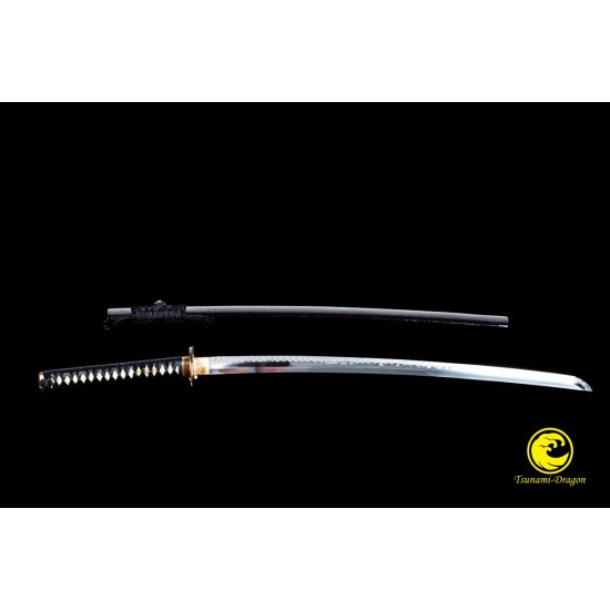 Clay Tempered Shihozume Blade Japanese Katana Sword Full Tang Hot