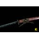 Hand Forged Japanese Samurai Katana Sword Clay Tempered L6 Steel Suguha Hamon Blade Full Tang Razor Sharp