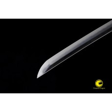 Clay Tempered Samurai Japanese Long Tachi Sword Folded Kobuse Steel Blade Razor Sharp