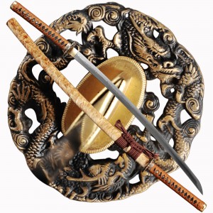 Full Tang Samurai Katana Swords Clay Tempered T10 Steel Choji Hamon Battle Ready Razor Sharp Blade