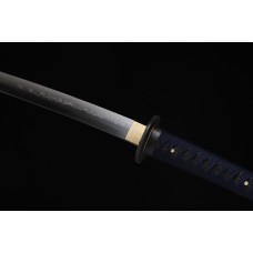 Handmade Clay Tempered T10 Steel Samurai Katana Swords Razor Sharp Blade