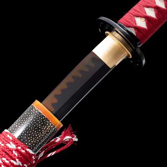 Hand Forged Japanese Katana Swords Clay Tempered T10 Red Steel Samurai Sword Razor Sharp Blade Hand Forged Japanese Katana Swords Clay Tempered T10 Red Steel Samurai Sword Razor Sharp Blade