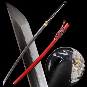 Traditional Japanese Samurai Battle Ready Clay Tempere T10 Steel Choji Hamon Blade Katana Swords