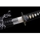 Japanese Samurai Katana Swords Clay Tempered Kobuse Folded Steel Blade