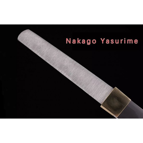 Japanese Samurai Shinken Sashikomi Polish Tamahagane Steel Katana Swords Razor Sharp Hira-Zukiri Gunome Choji Blade