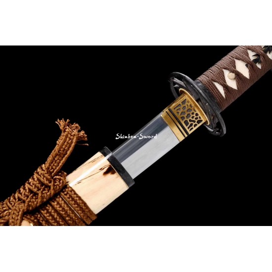 Clay Tempered Top Choji Hamon Japanese Samurai Katana Sword