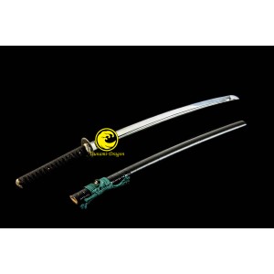 High Quality Japanese Iaido Training Sword Katana Unsharp Full Tang Blade 