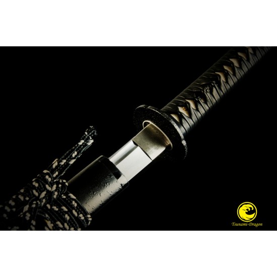 Japanese Iaido Training Sword Katana Unsharp Full Tang Blade 