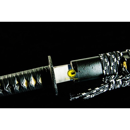 Japanese Iaido Training Sword Katana Unsharp Full Tang Blade 