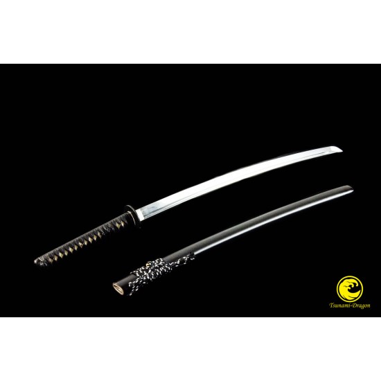 Japanese Iaido Training Sword Katana Unsharp Full Tang Blade 