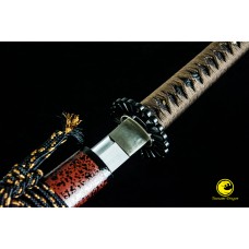 Handmade Japanese Iaido Training Sword Katana Unsharp Full Tang Blade