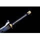 Hand Forged Clay Tempered L6 Steel Hitatsura Hamon Blade Japanese Katana Samurai Tachi Sword