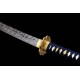 Hand Forged Clay Tempered L6 Steel Hitatsura Hamon Blade Japanese Katana Samurai Tachi Sword