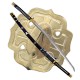 Hand Forged Battle Ready Clay Tempered L6 Steel Hitatsura Hamon Blade Japanese Katana Samurai Tachi Sword Hand Forged Battle Ready Clay Tempered L6 Steel Hitatsura Hamon Blade Japanese Katana Samurai Tachi Sword