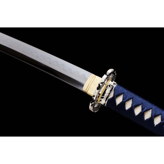 Clay Tempered Battle Ready L6 Steel Blade Japanese Samurai Full Tang Katana Sword Razor Sharp