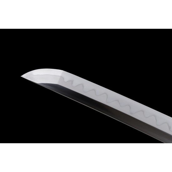 Clay Tempered L6 Steel Blade Japanese Samurai Full Tang Katana Sword Razor Sharp