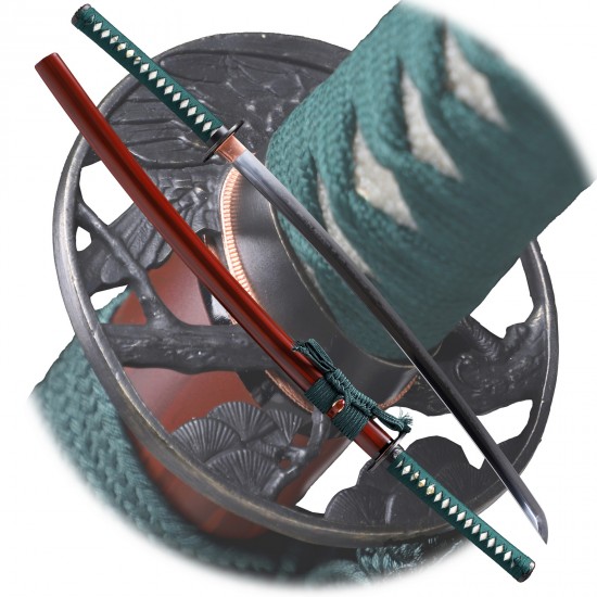 Handmade Battle Ready Clay Tempered T10 Choji Hamon Japanese Samurai Katana Sword Handmade Battle Ready Clay Tempered T10 Choji Hamon Japanese Samurai Katana Sword