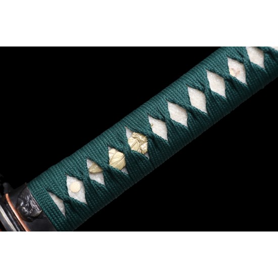 Handmade Clay Tempered T10 Choji Hamon Razor Sharp Full Tang Blade Japanese Samurai Katana Sword