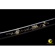 Hand Forged Clay Tempered Japanese Samurai Kobuse Blade Katana Sword Razor Sharp