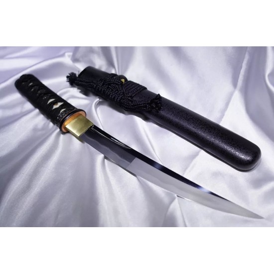 Handmade Samurai Shinken Tamahagane Steel Blade Tanto Swords Razor Sharp Osoraku-Zukuri