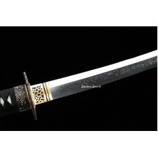 Japanese Samurai Katana Sword Clay Tempered T10 Steel Choji Hamon Razor Sharp Blade