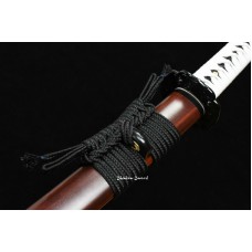 Handmade Battle Ready Japanese Samurai Katana Sword Clay Tempered T10 Steel Razor Sharp Blade