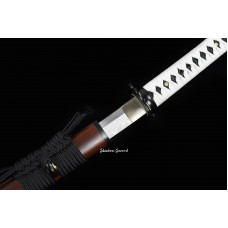 Handmade Battle Ready Japanese Samurai Katana Sword Clay Tempered T10 Steel Razor Sharp Blade