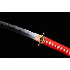 Japanese Katana Swords Clay Tempered Kobuse Folded Steel Samurai Swords Razor Sharp Choji Hamon Blade