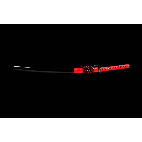 Japanese Katana Swords Clay Tempered Hitatsura Choji Hamon Samurai Sword Razor Sharp Blade