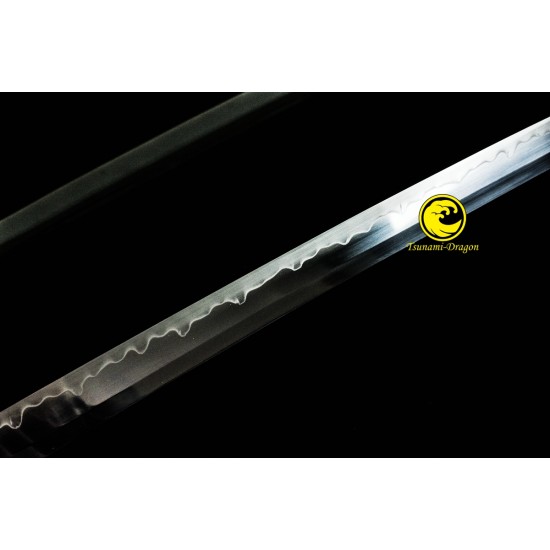 Japanese Samurai Clay Tempered T-10 High Carbon Steel Nodachi Sword