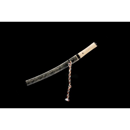 Janpanese Tanto Shobu Zukuri T10 Folded Steel Kobuse Blade Sword