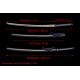 Battle Ready Full Tang Samurai Katana Swords Clay Tempered T10 Steel Choji Hamon Razor Sharp Blade Battle Ready Full Tang Samurai Katana Swords Clay Tempered T10 Steel Choji Hamon Razor Sharp Blade