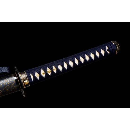 Full Tang Samurai Katana Swords Clay Tempered T10 Steel Choji Hamon Razor Sharp Blade