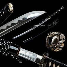 Handforge Battle Ready Folded Steel Japanese Katana Samurai Sword Full Tang Blade