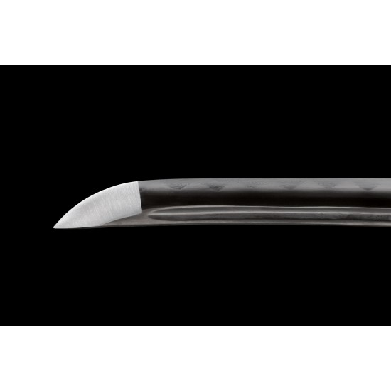Japanese Samurai Katana Swords Clay Tempered Kobuse Folded Steel Blade Eagle Tsuba