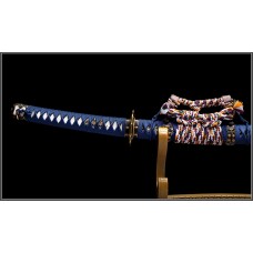 Handmade Japanese Samurai Katana Battle Ready Clay Tempered Kobuse Blade Razor Sharp Full Tang Tachi Sword 