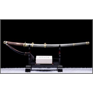 Handmade Clay Tempered Kobuse Folded Steel Razor Sharp Blade Shin Gunto Shinken Sword