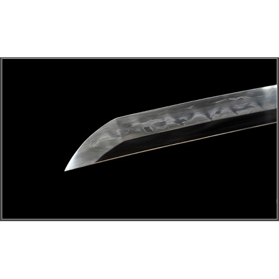 Handmade Clay Tempered Folded Steel Razor Sharp Blade Japanese Samurai Katana Full Tang Shinken Sword 
