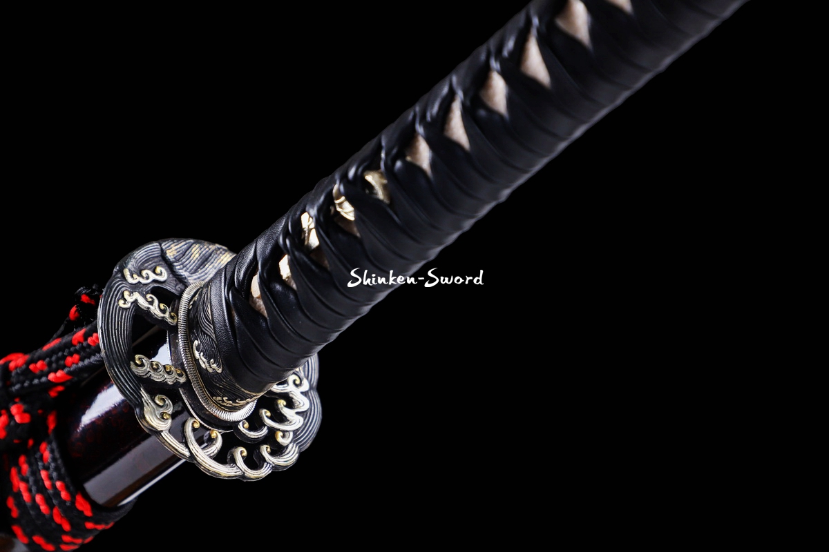 Handmade Clay Tempered Japanese Katana Samurai Sword Kobuse Folded Steel Sharp Blade